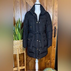 J. Crew Women’s Wintress Puffer Coat Black SIZE-SMALL